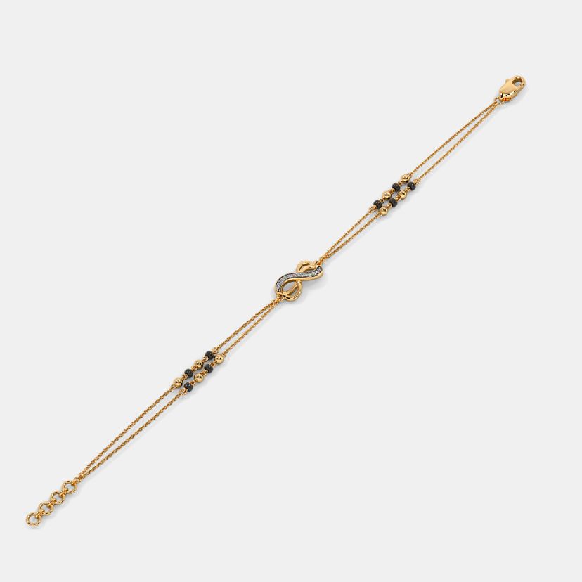 The Leesha Infinity Mangalsutra Bracelet - image 5