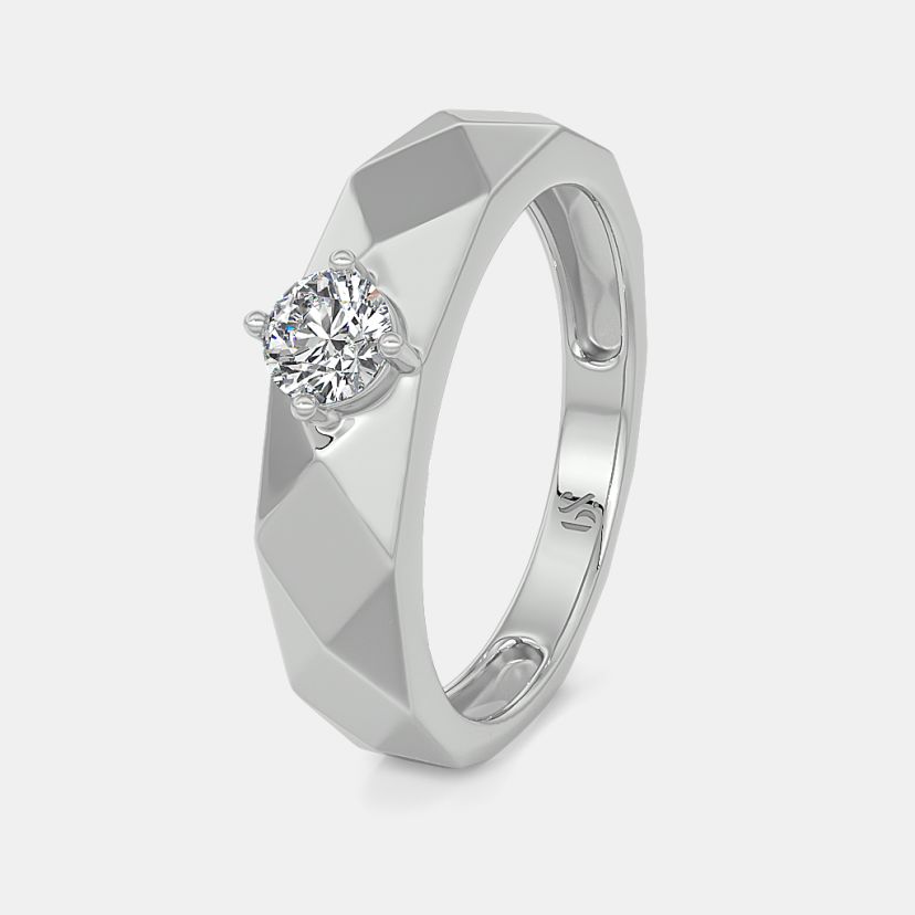 The Rory Solitaire Ring For Him - image 1