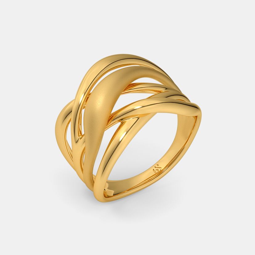 Luxury Floral Open Ring - KuberBox.com