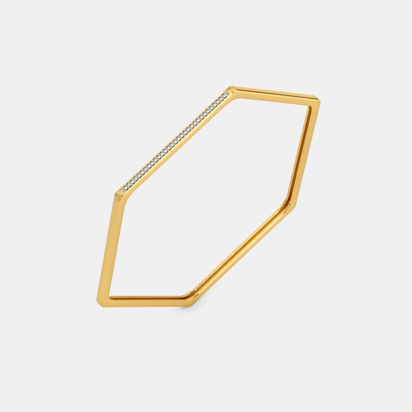 The Zoe Hexagon Bangle - image 1