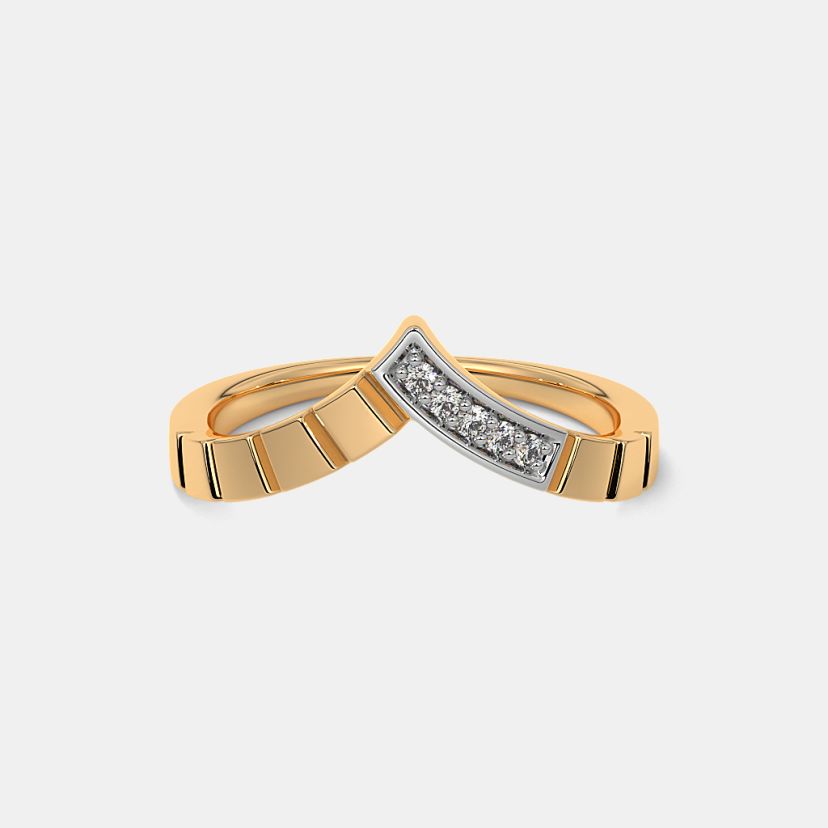 The Oriane Chevron Ring - image 7