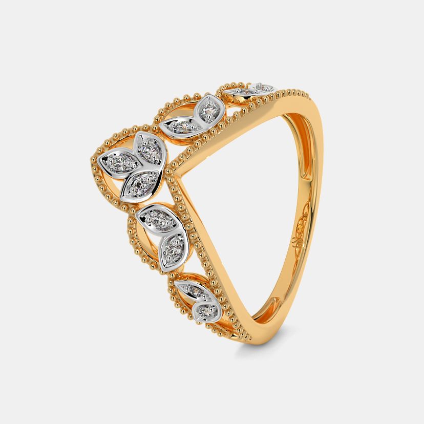 The Brinisa Chevron Ring - image 1