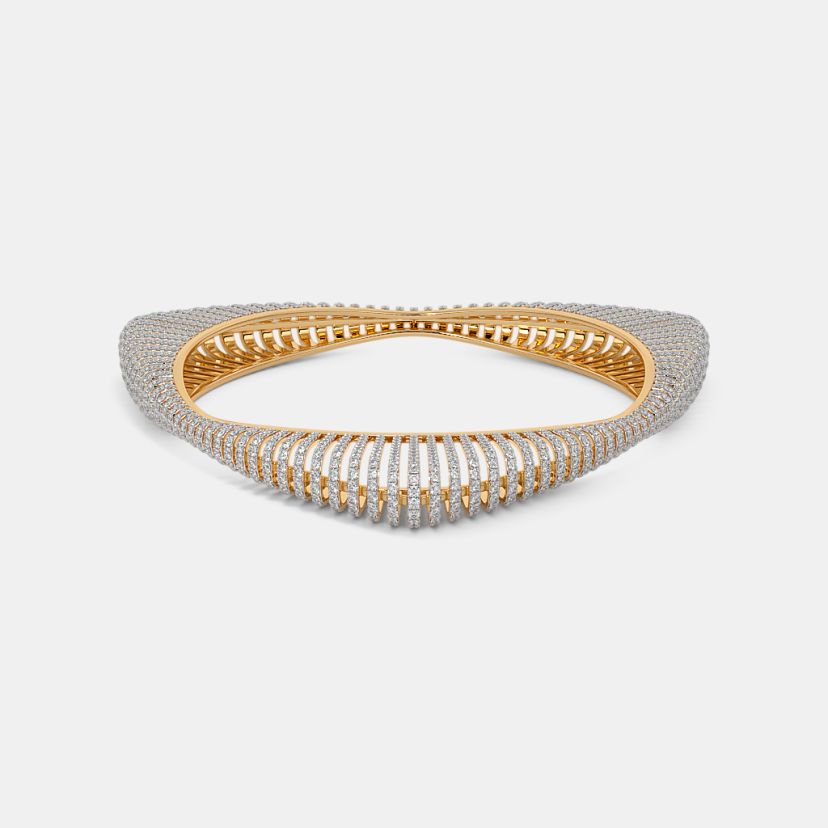 The Trinora Geometric Bangle - image 3