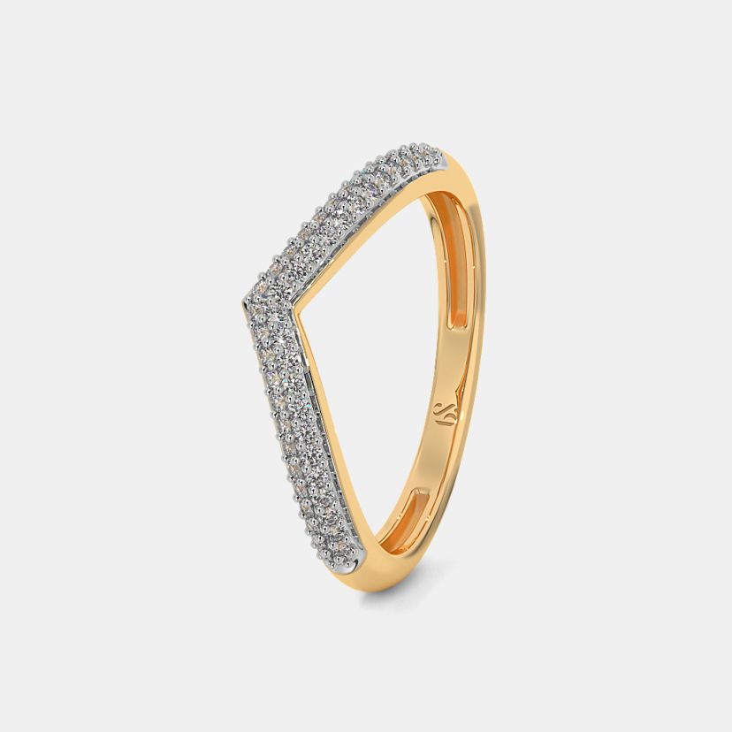 The Bertie Chevron Ring - image 1