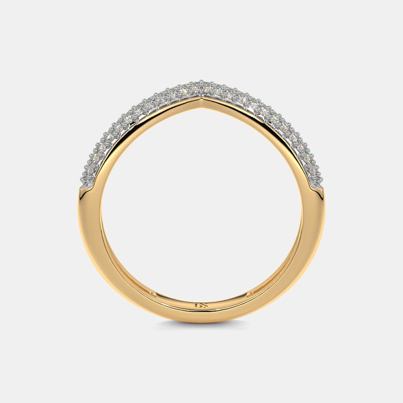 The Bertie Chevron Ring - image 8