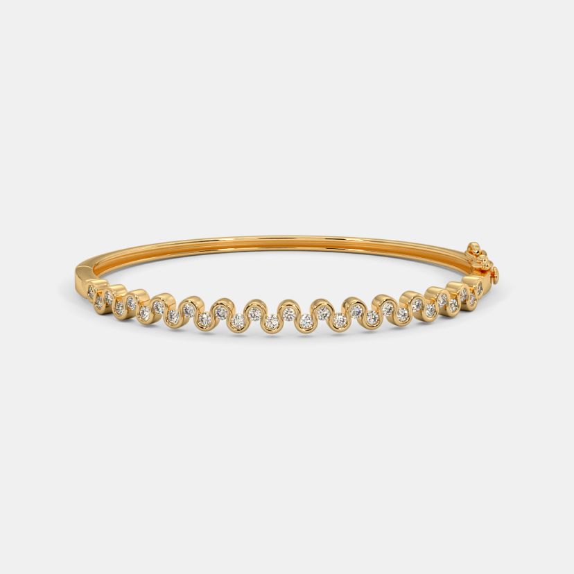 The Wavelet Oval Bangle - image 4