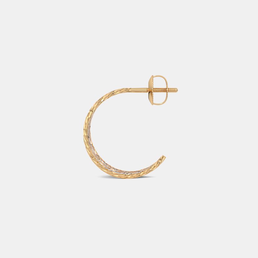 The Willower J Hoop Earrings - image 8