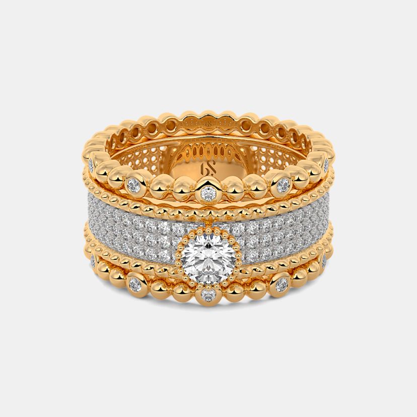 The Alzian Bridal Ring Set - image 8
