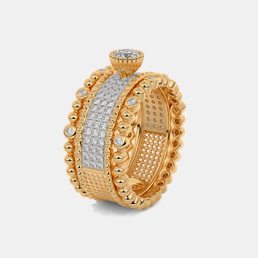 The Alzian Bridal Ring Set - image 10
