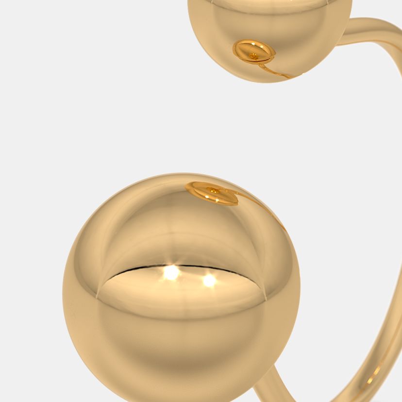 The Sphered Top Open Ring - image 5