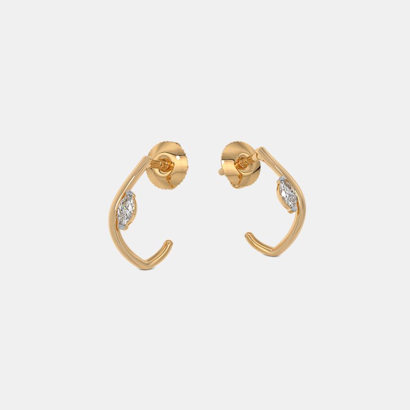The Qxere J Hoop Earrings - image 5