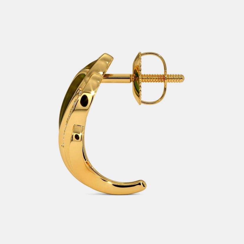 The Nikora J Hoop Earrings - image 4