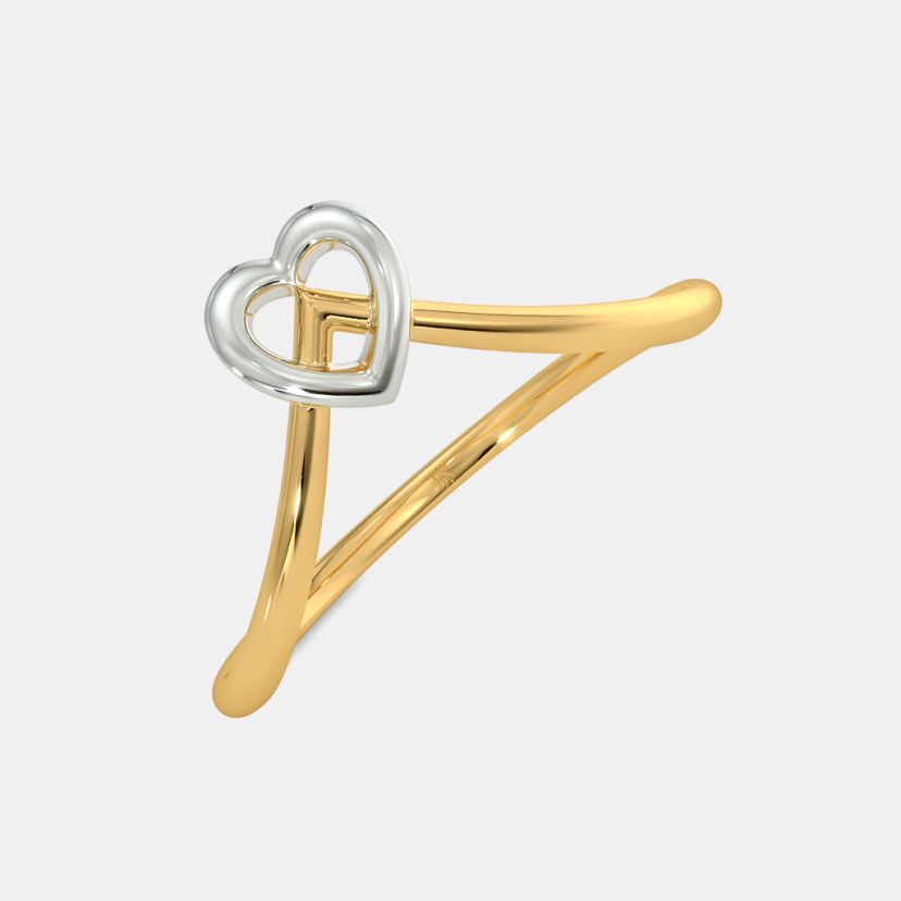 The Lucas Chevron Ring - image 1