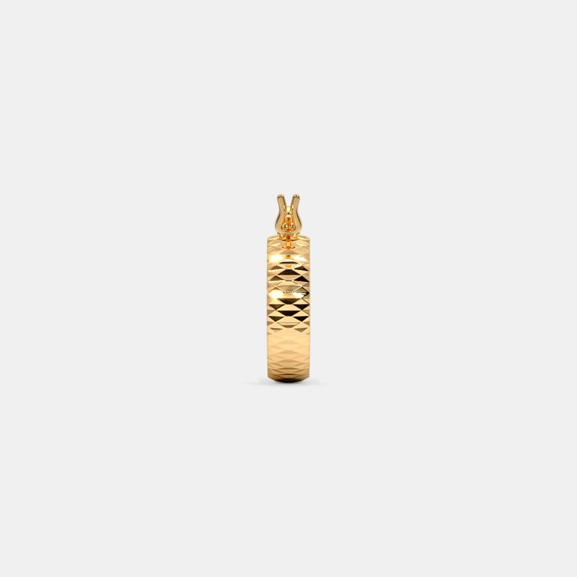 The Tesni Textured Hoop Earrings - image 6