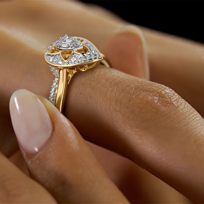 The Eilish Bridal Ring Set - image 6