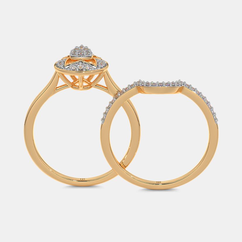 The Eilish Bridal Ring Set - image 9