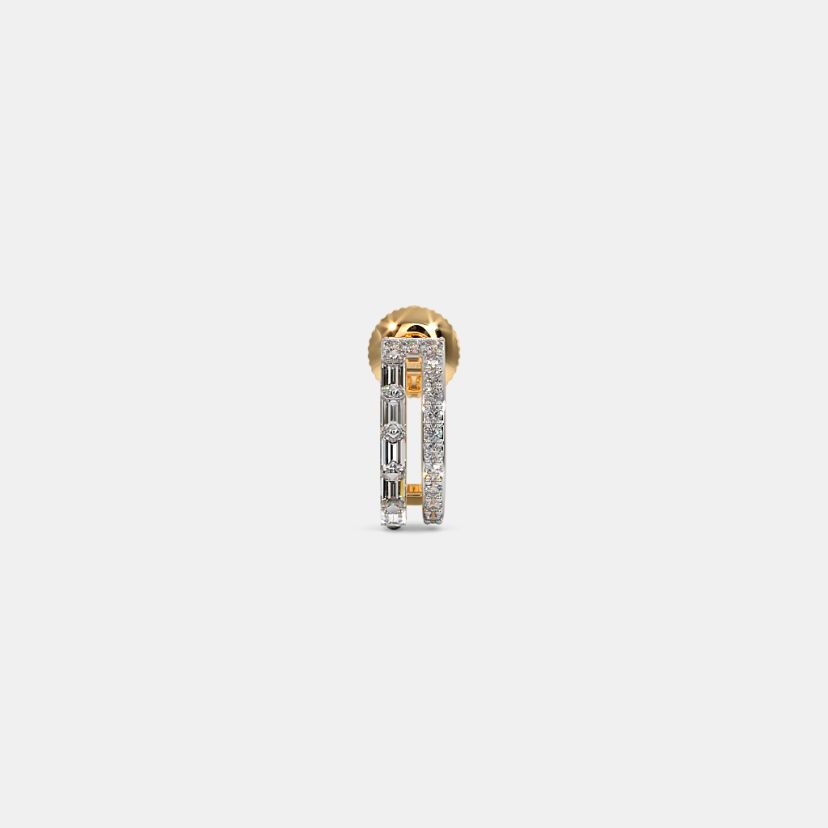 The Elizaa J Hoop Earrings - image 4