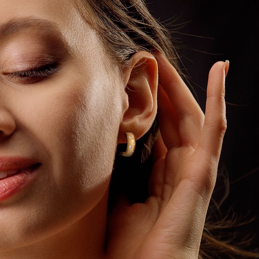 The Avyora J Hoop Earrings - image 3
