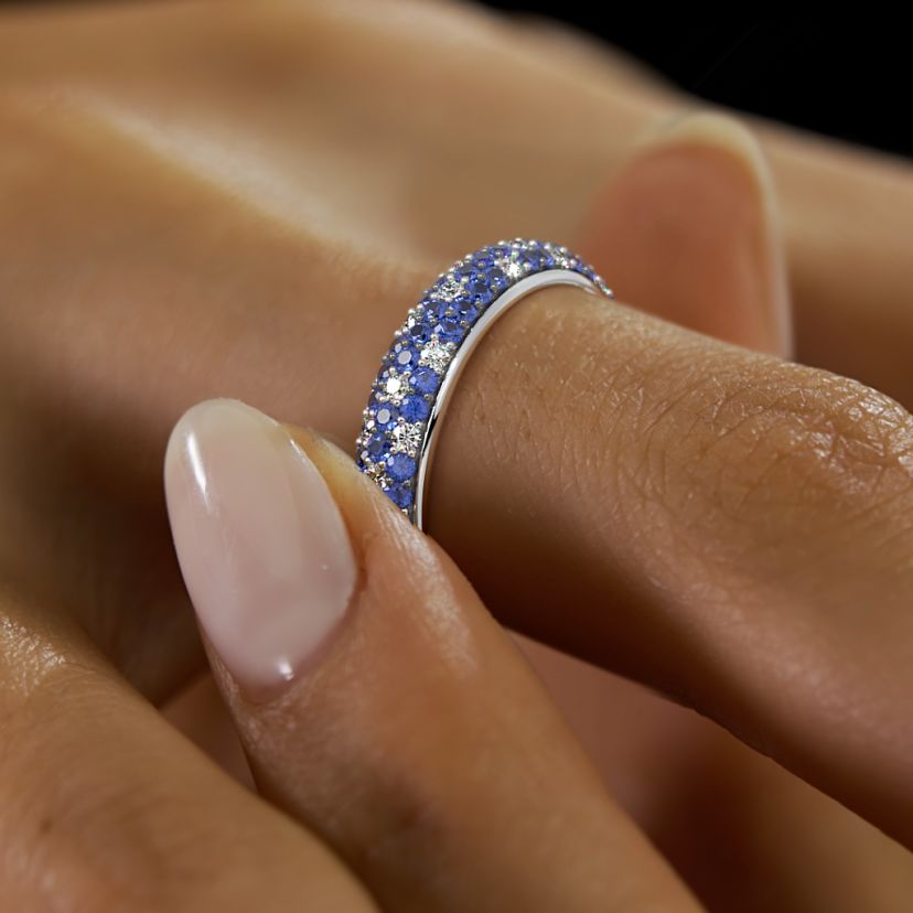 The Glimmer Mosaique Band Ring - image 6