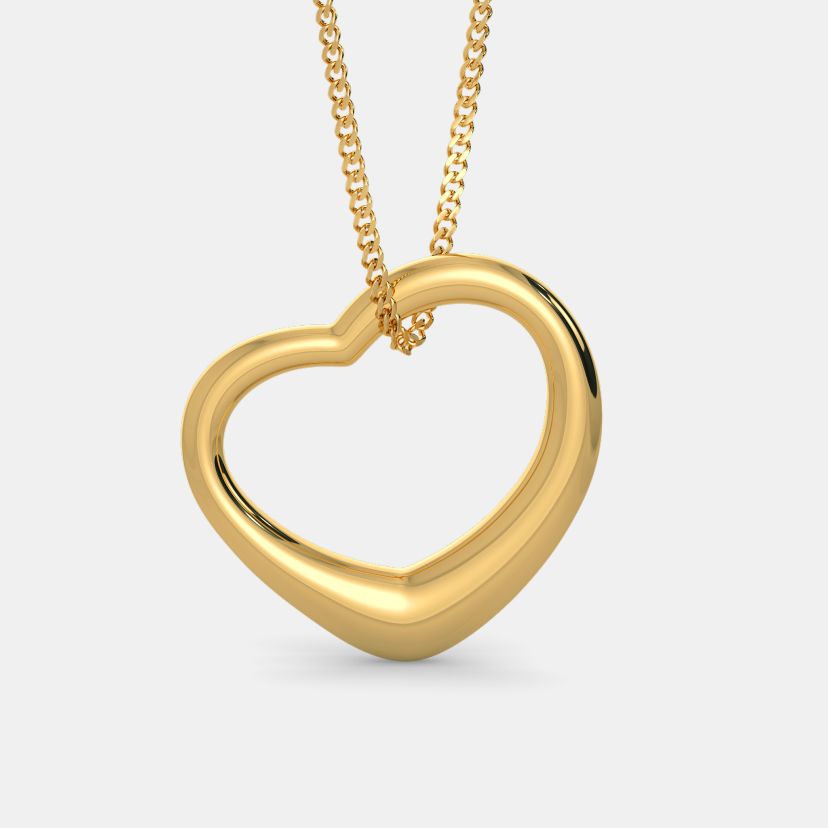 The Gold Kiss Heart Pendant - image 5