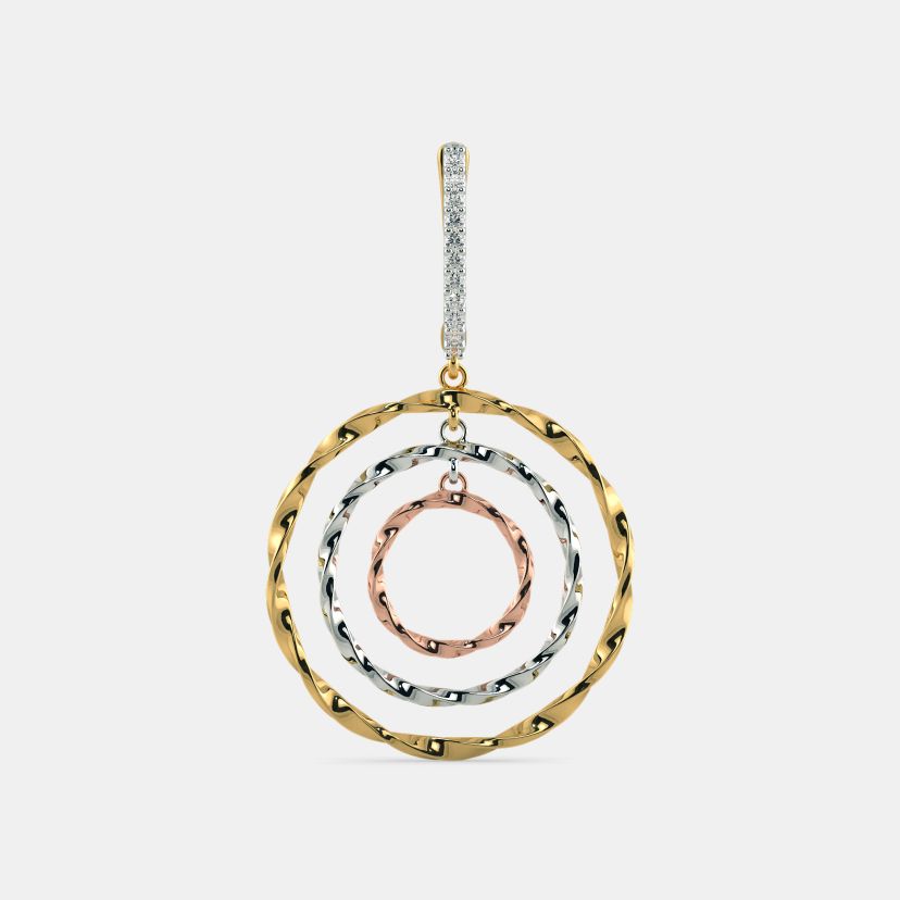 The Pierre Threetone Drop Earrings - image 7