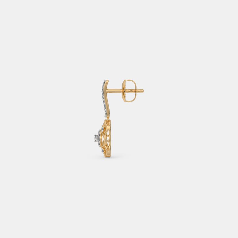 The Fleur De Lotus Drop Earrings - image 5