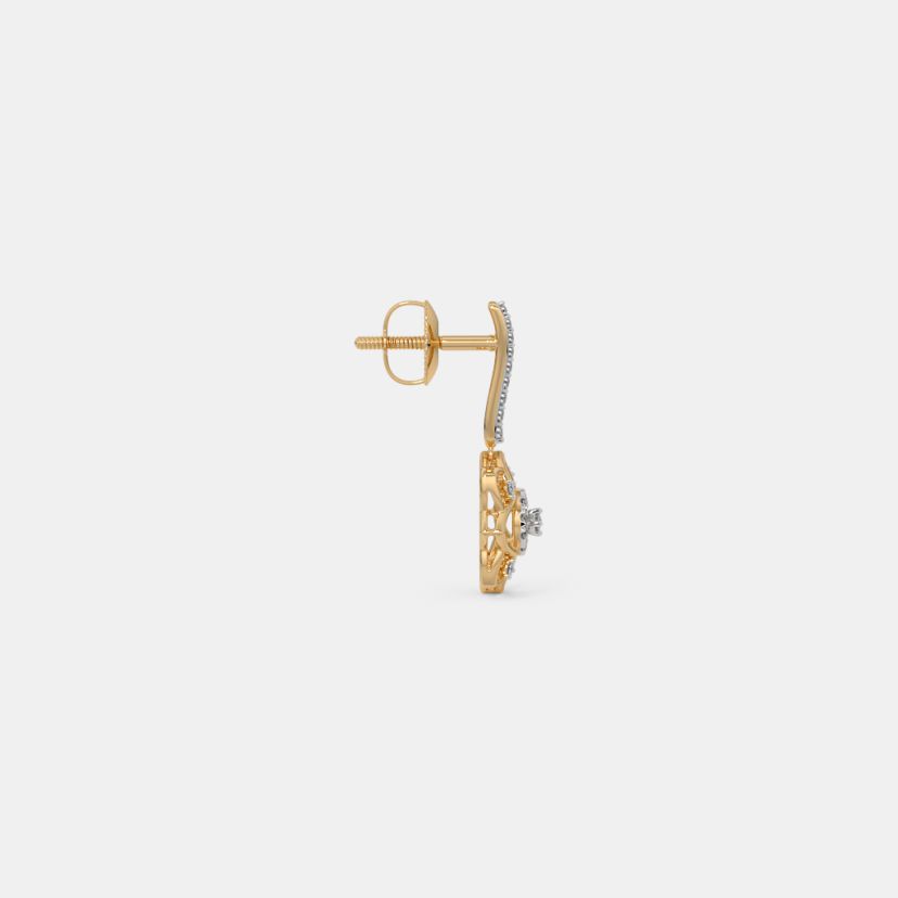 The Fleur De Lotus Drop Earrings - image 7