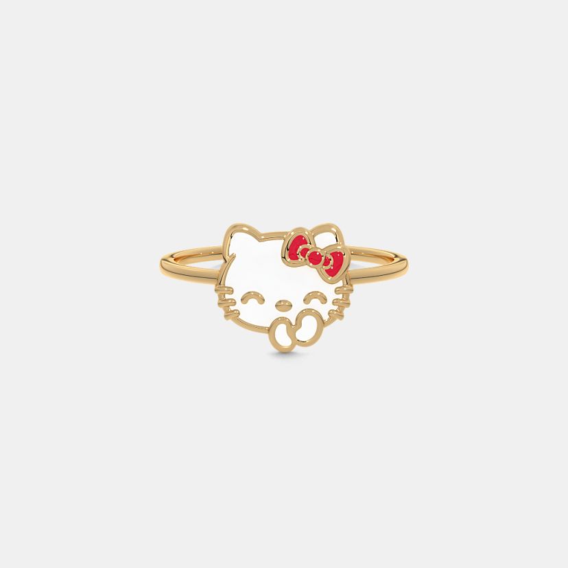 The Blushing Hello Kitty Kids Ring - image 4