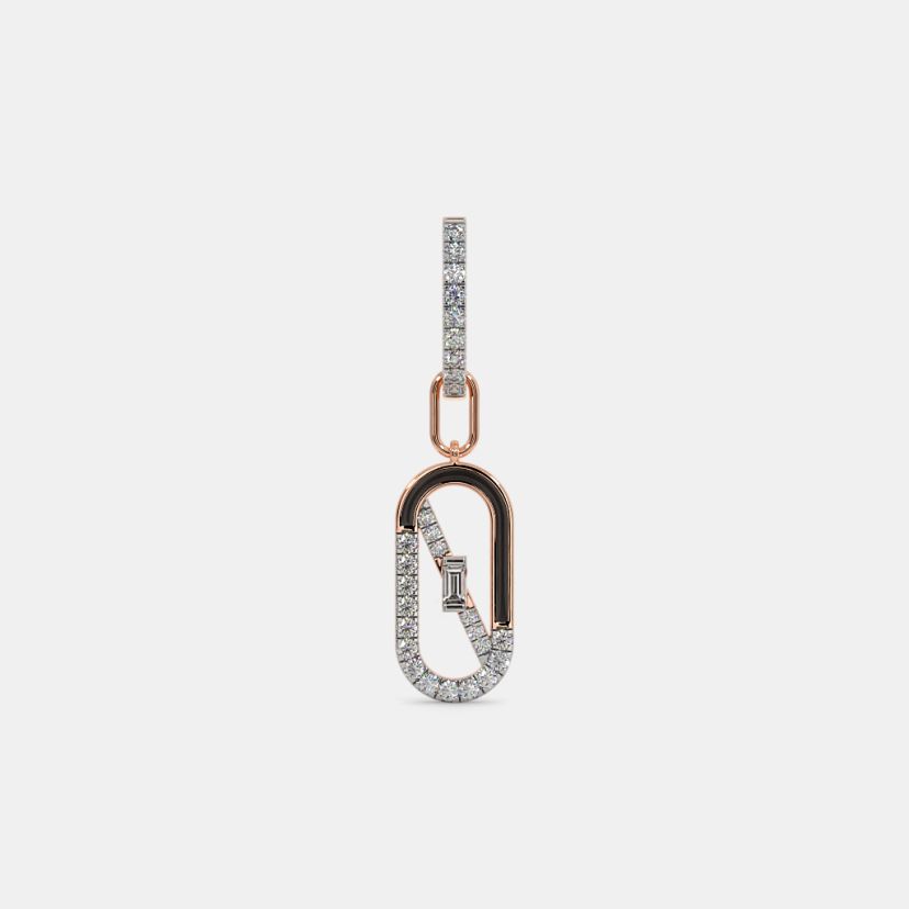 The Ineza Dangle Hoop Earrings - image 4