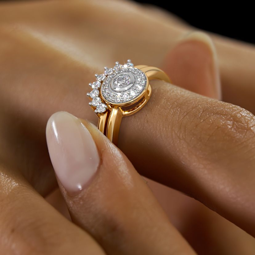 The Meki Bridal Set Ring - image 6