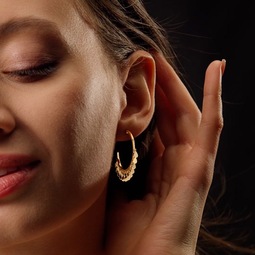 The Feya Hoop Earrings - image 3
