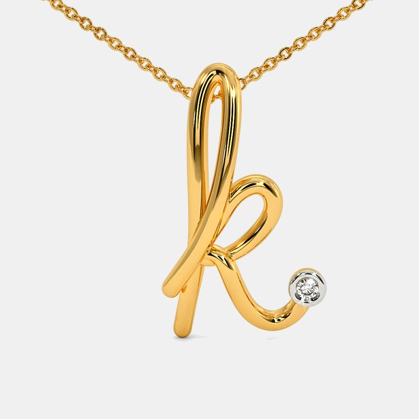 The Cursive K Necklace - image 5