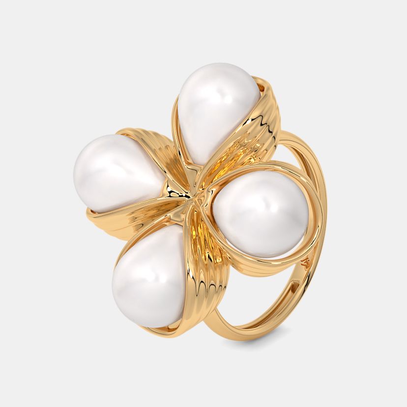 The Pearl Elegance Statement Ring - image 1