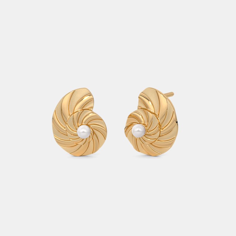 The Spiroll Stud Earrings - image 1