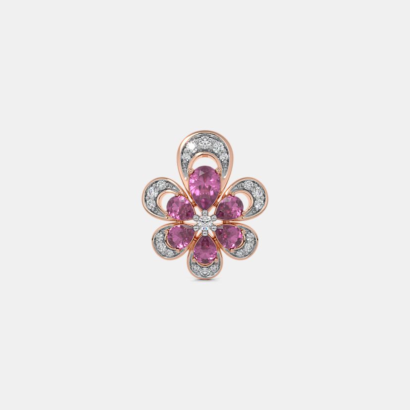 The Crimson Bloom Stud Earrings - image 7
