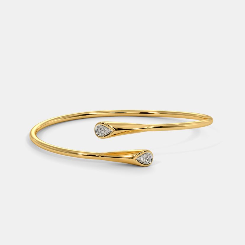 The Maisha Twister Bangle - Angle View 1