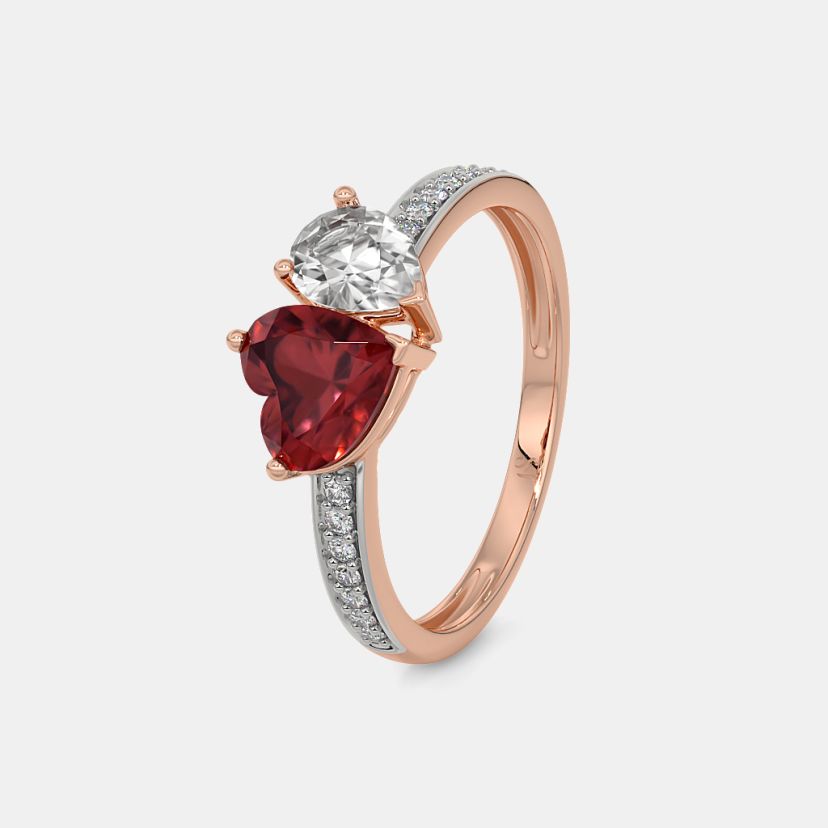 Buy Women's Garnet Rings Designs Online India's