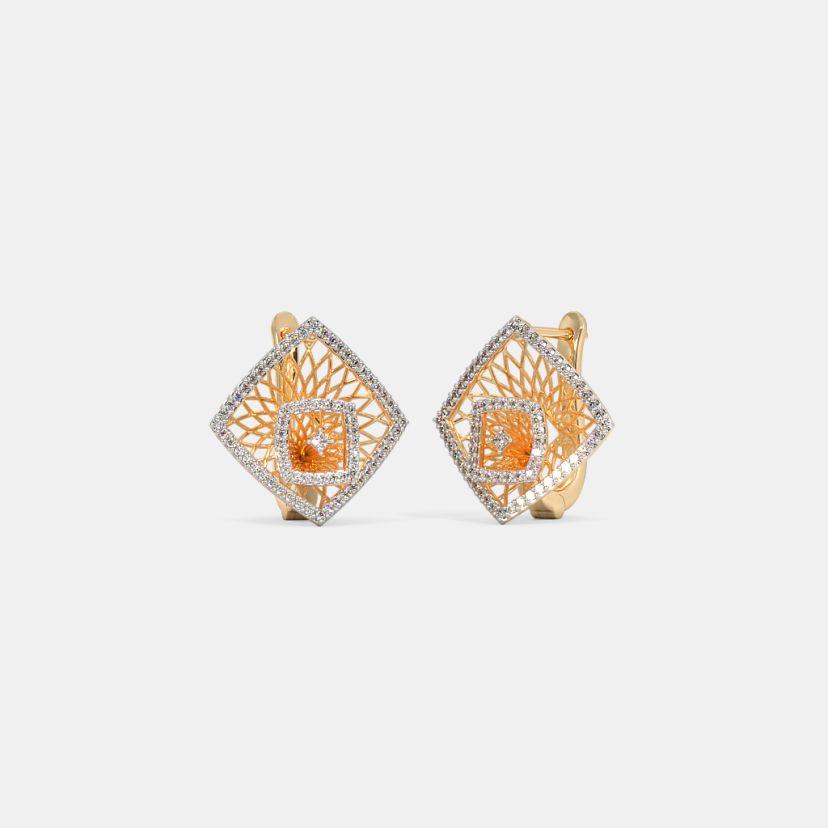 The Carreau Huggie Earrings - image 1
