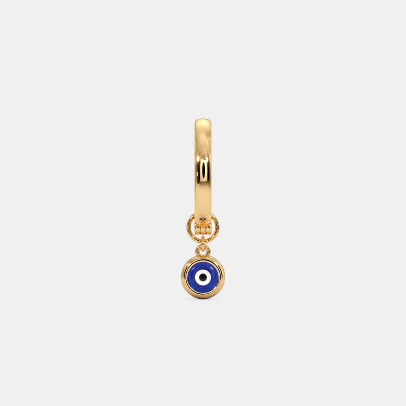The Presidio Evil Eye Hoop Earrings - image 6