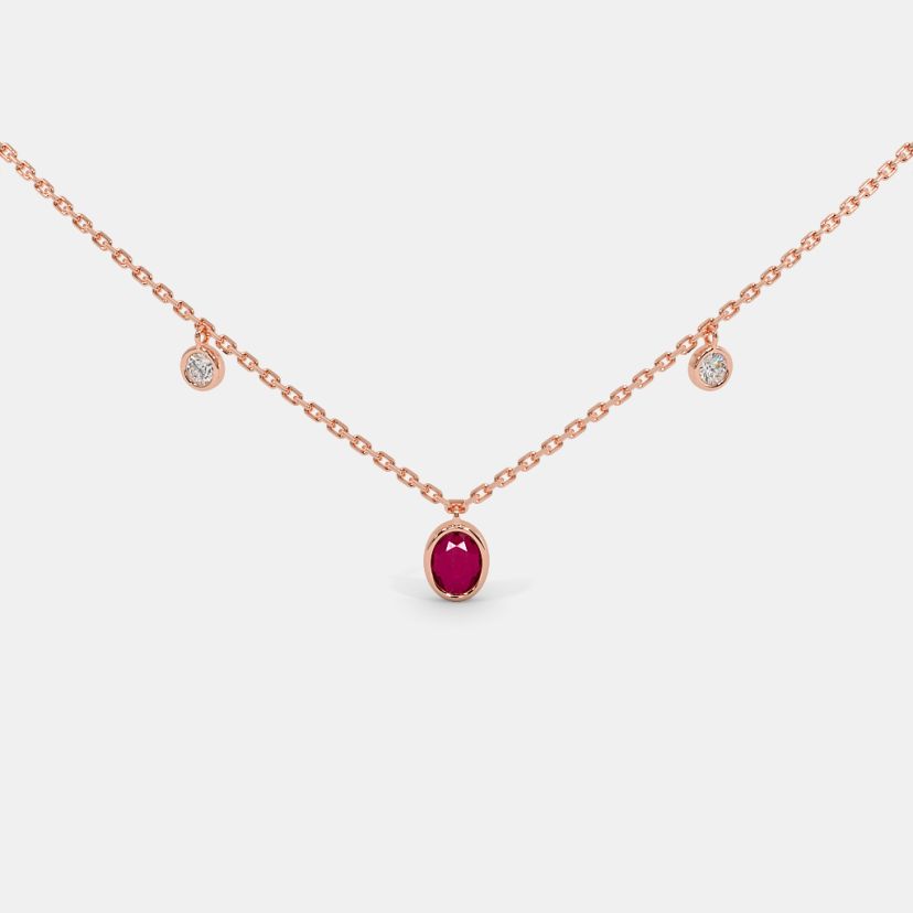 The Blazing Rubinoo Station Necklace - image 4