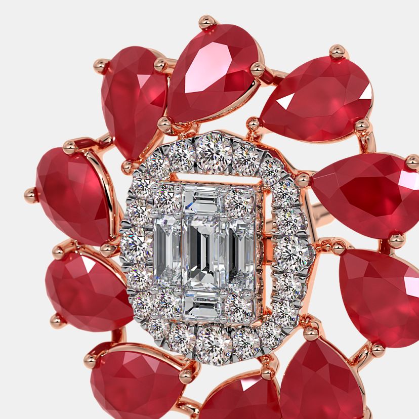 The Rubyfloret Stud Earrings - image 5