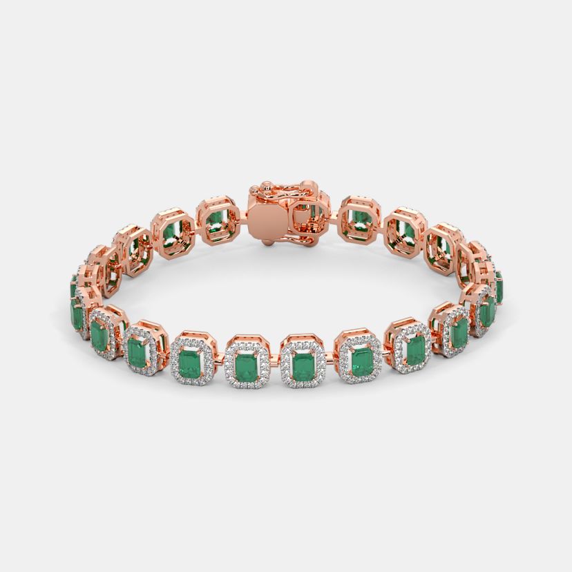 The Emerald Octet Tennis Bracelet - image 1
