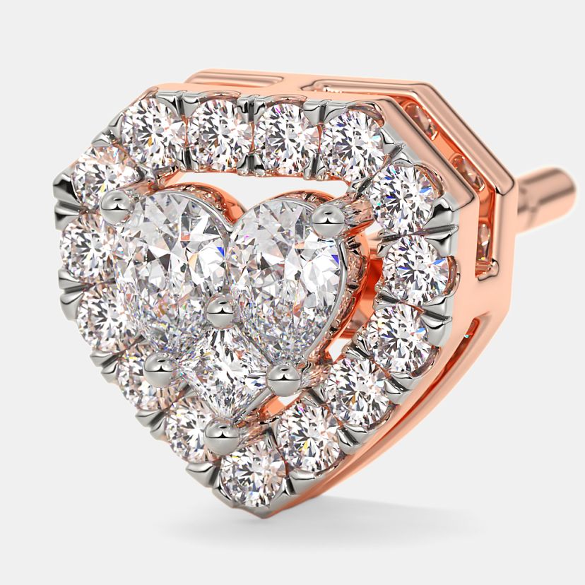 The Combiheart Stud Earrings - image 5