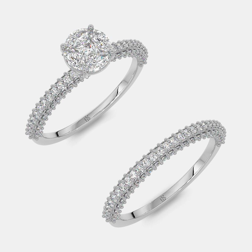 The Roundsilk Bridal Ring Set - image 7