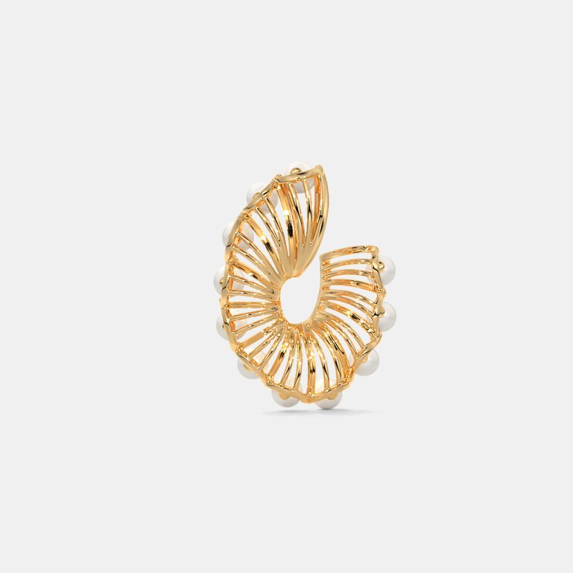 The Pearlenaria Orange Peel Earrings - image 6