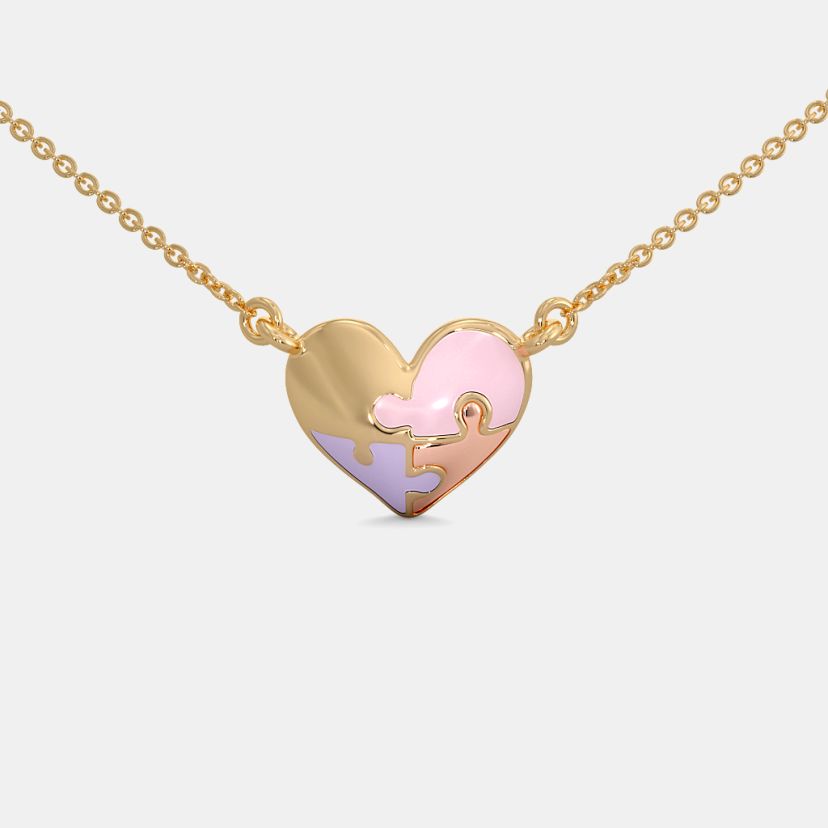 The Puzzle Of Hearts Kids Necklace - image 4