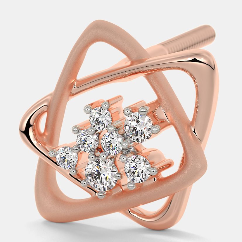 The Starry Sparkle Stud Earrings - image 5