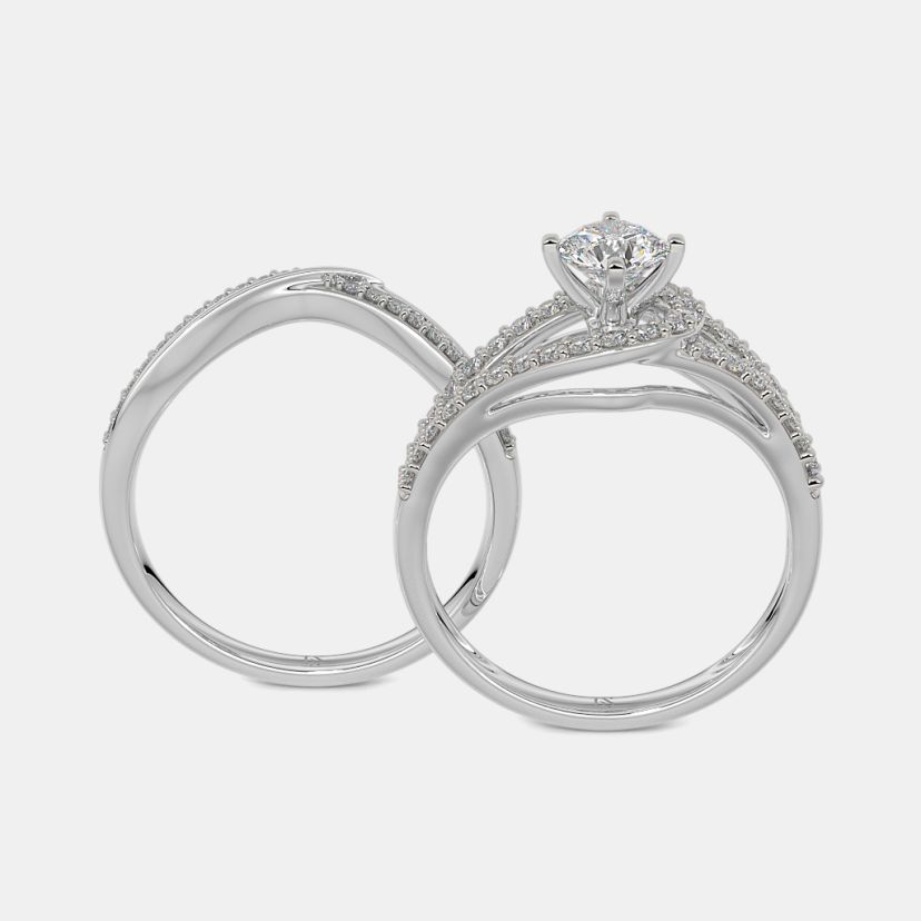 The Gecesi Bridal Ring Set - image 9