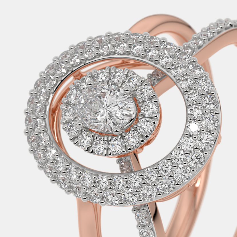 The Aurorae Bridal Ring Set - image 5