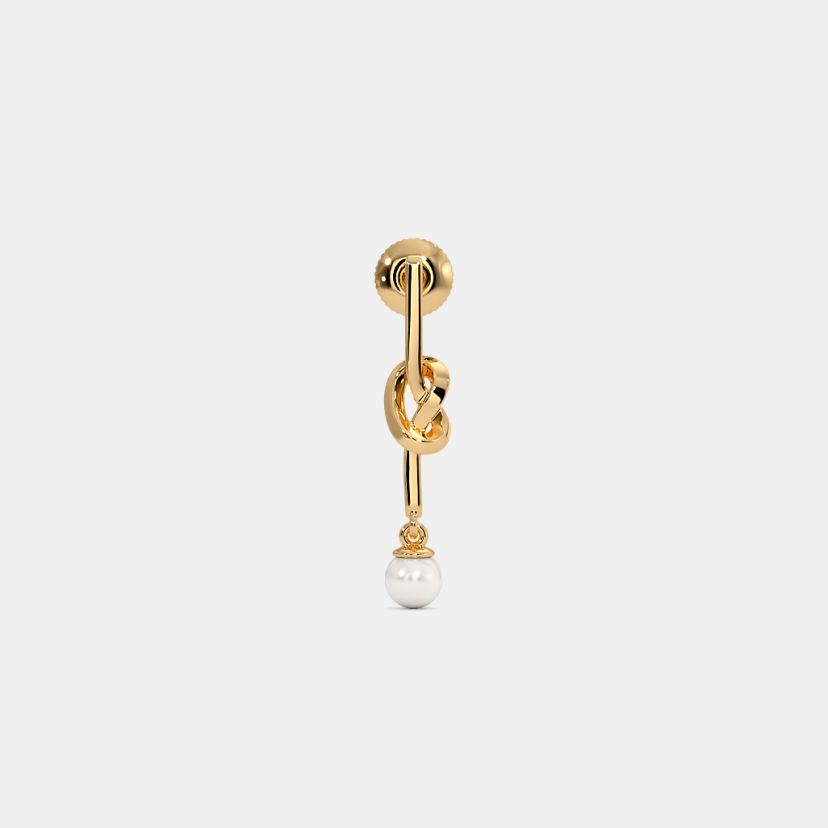 The Syem Knot Drop Earrings - image 4